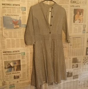 Black and white dress